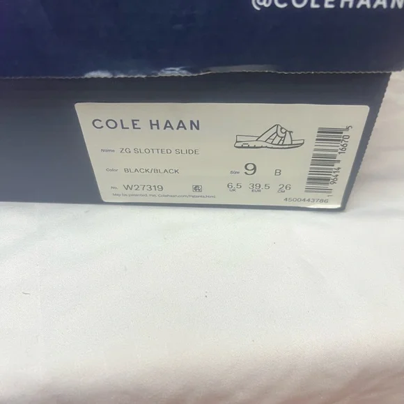 🔥Cole Haan Zero Grand Black Slide Sandals🔥 - Picture 9 of 9